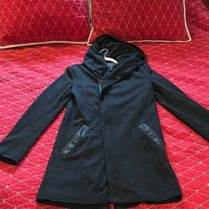 EUC Zara men’s hooded coat. Size small.